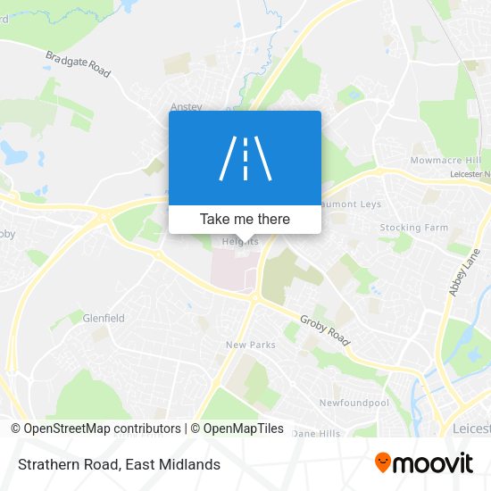Strathern Road map