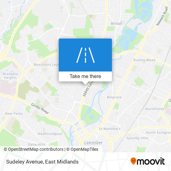 Sudeley Avenue map