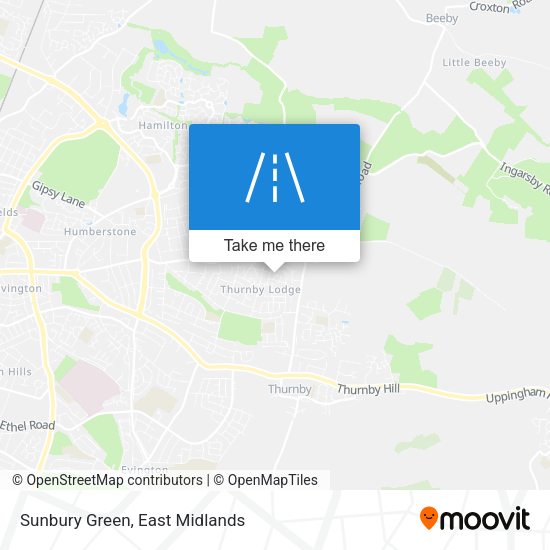 Sunbury Green map