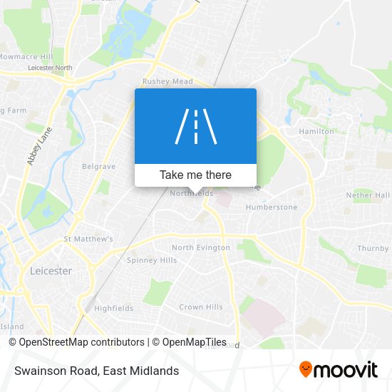 Swainson Road map