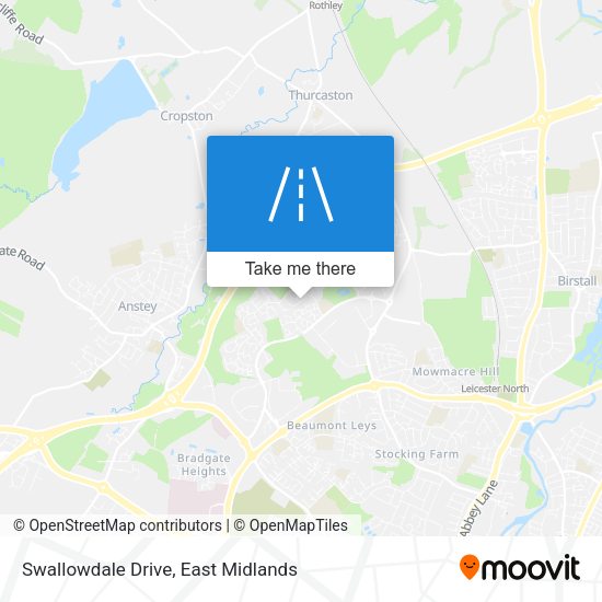 Swallowdale Drive map