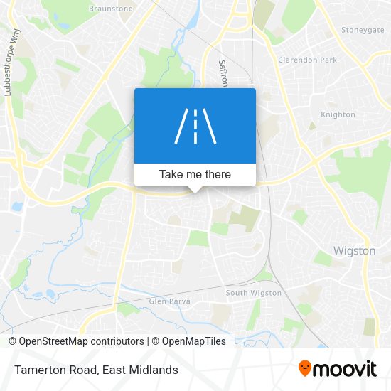 Tamerton Road map