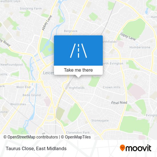Taurus Close map