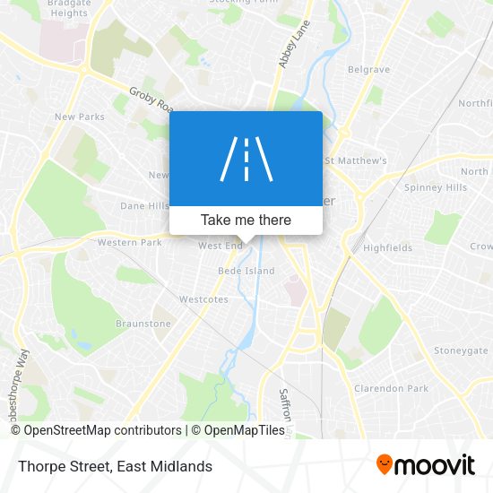 Thorpe Street map