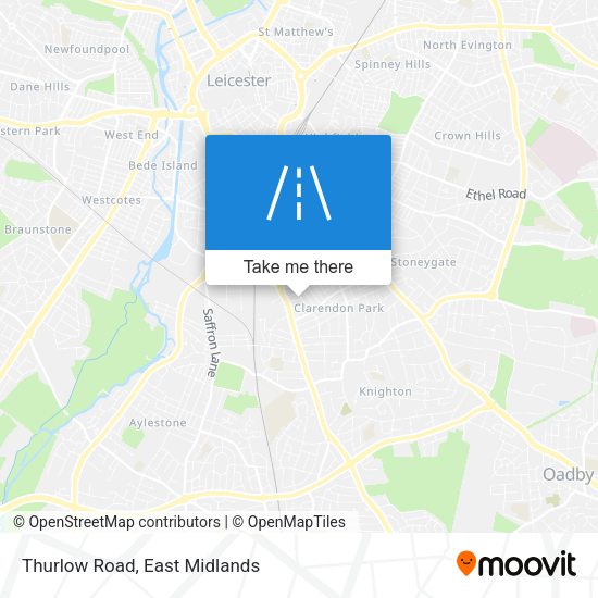 Thurlow Road map