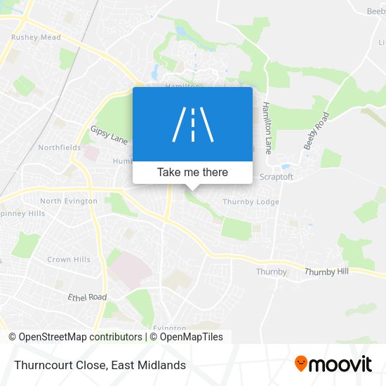 Thurncourt Close map