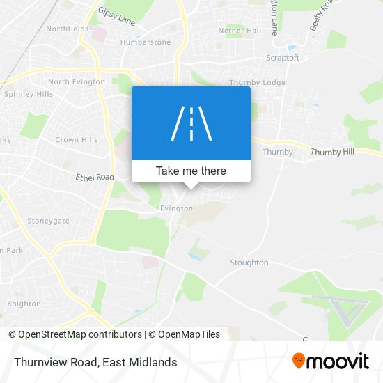 Thurnview Road map