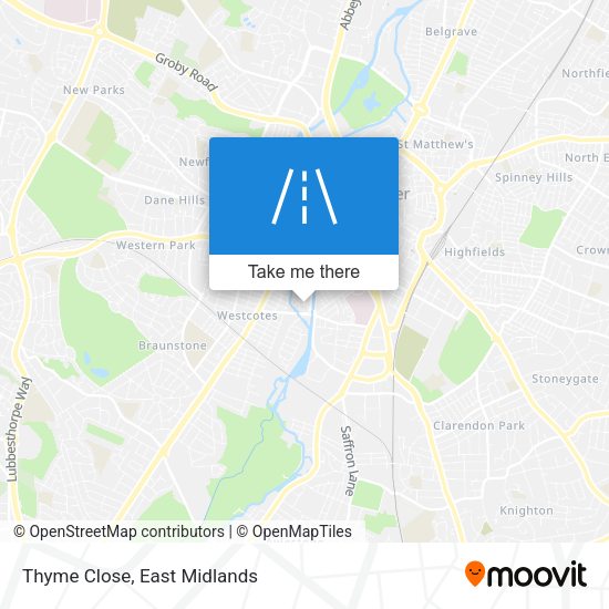 Thyme Close map