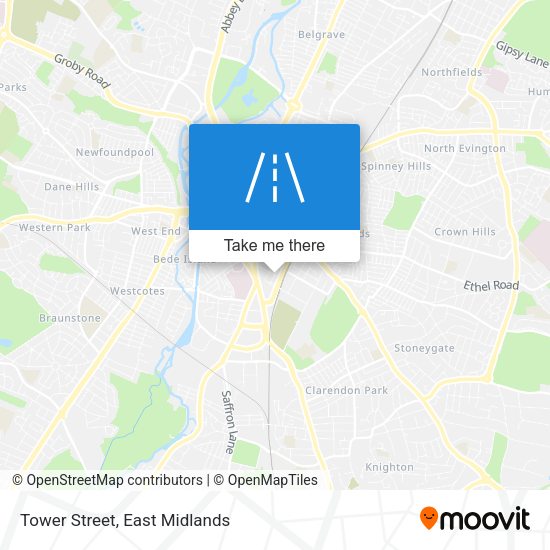 Tower Street map