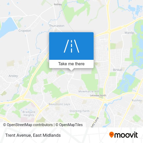 Trent Avenue map