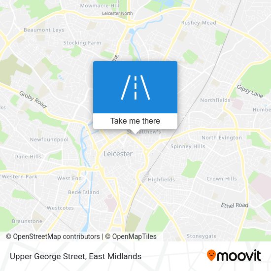 Upper George Street map