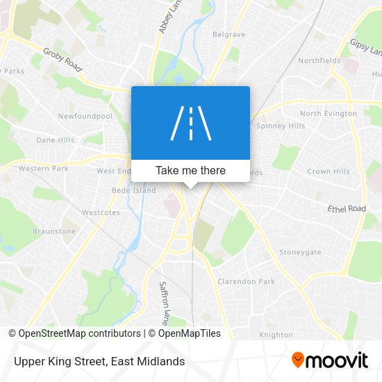 Upper King Street map