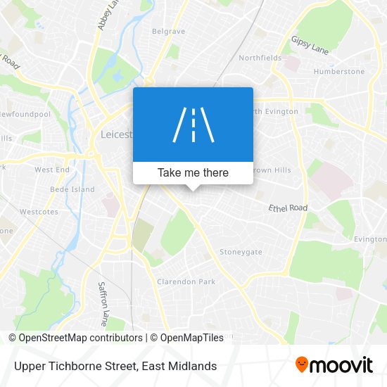 Upper Tichborne Street map
