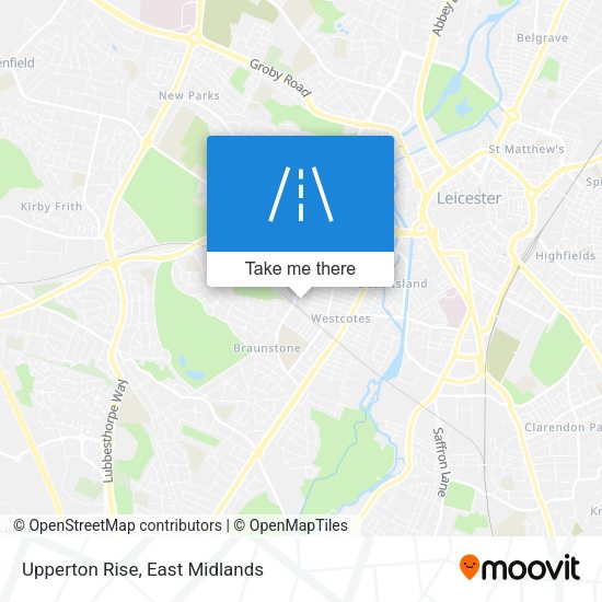 Upperton Rise map