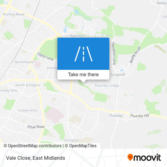 Vale Close map
