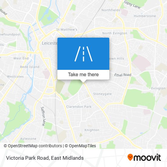 Victoria Park Road map