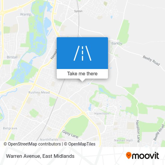 Warren Avenue map