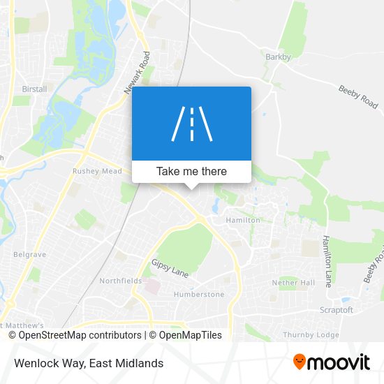 Wenlock Way map