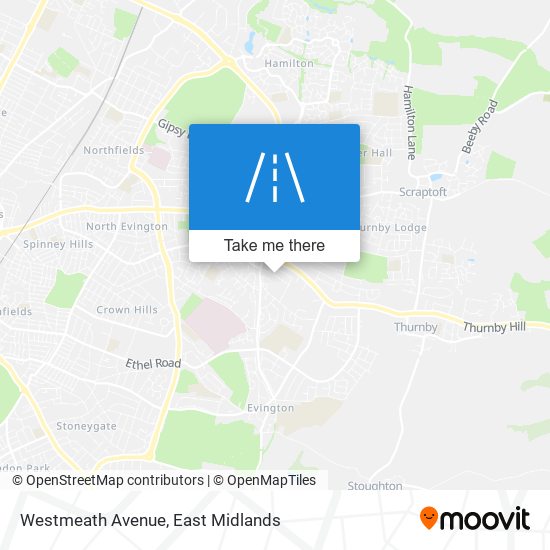 Westmeath Avenue map