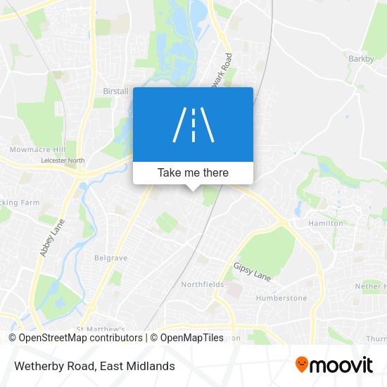 Wetherby Road map