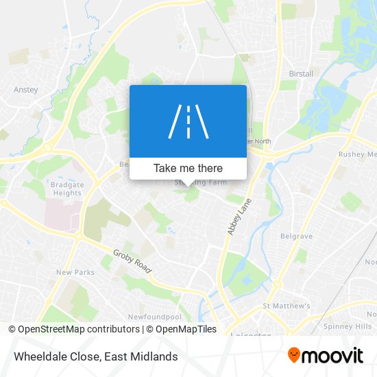 Wheeldale Close map