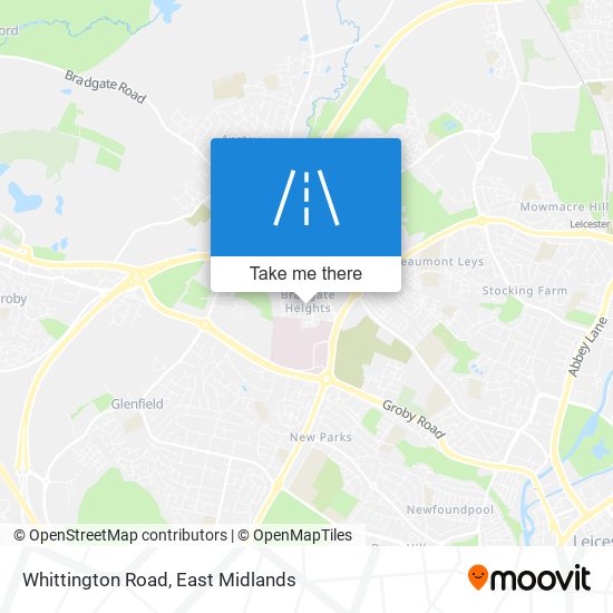 Whittington Road map