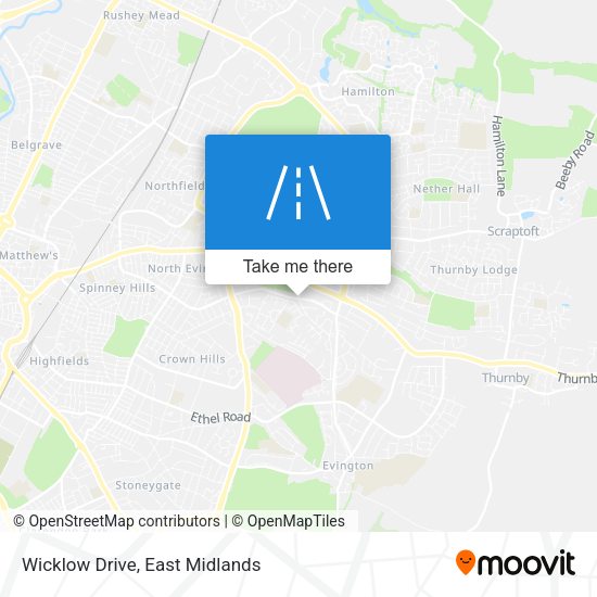 Wicklow Drive map