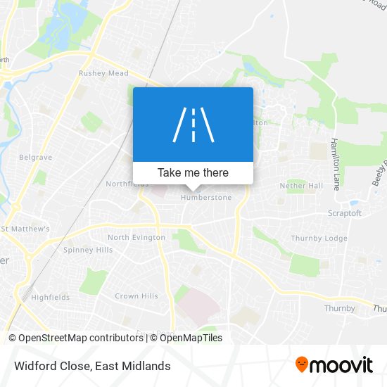 Widford Close map