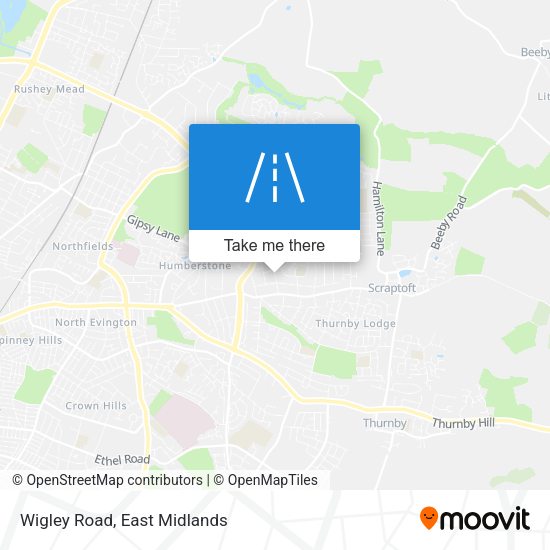 Wigley Road map