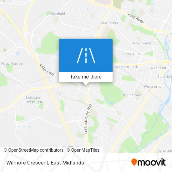 Wilmore Crescent map