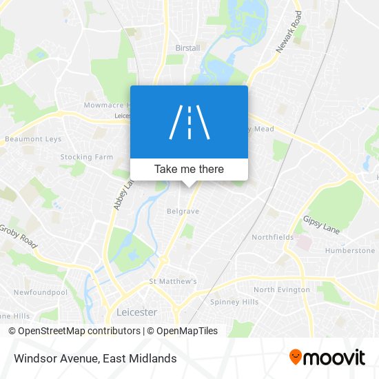 Windsor Avenue map