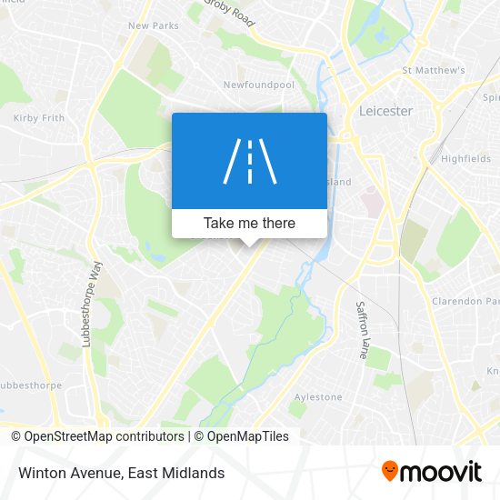 Winton Avenue map