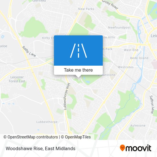 Woodshawe Rise map