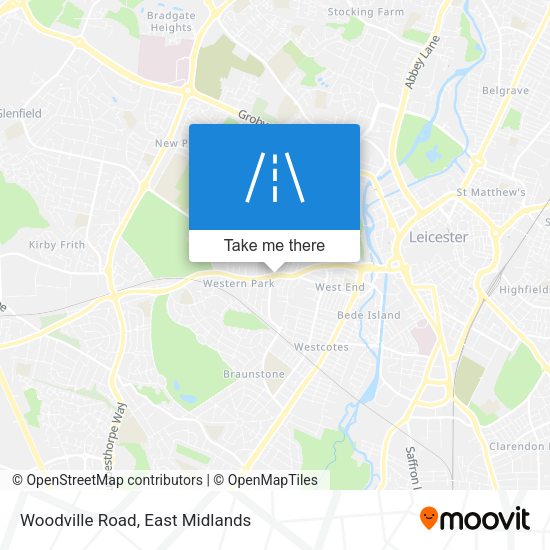 Woodville Road map