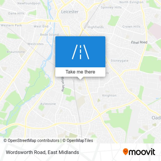 Wordsworth Road map
