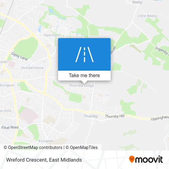 Wreford Crescent map