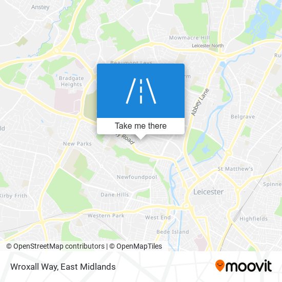 Wroxall Way map