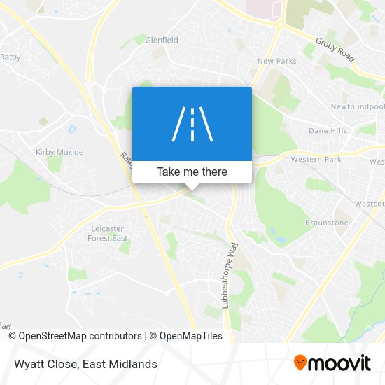 Wyatt Close map