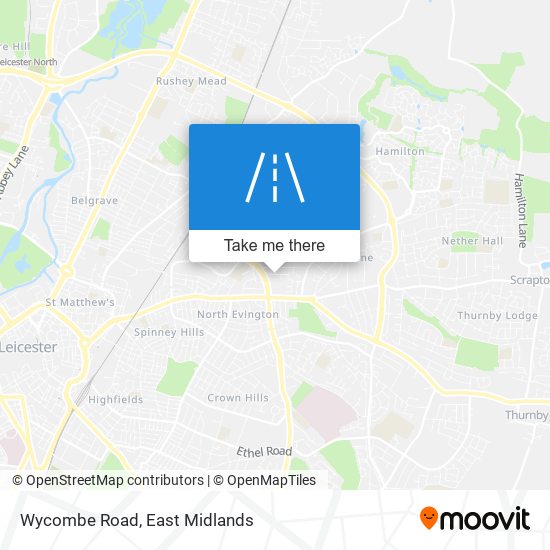 Wycombe Road map