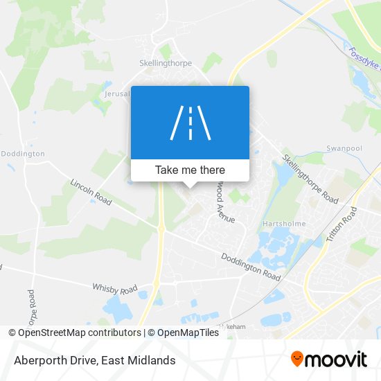 Aberporth Drive map