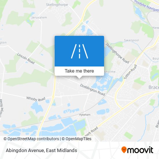 Abingdon Avenue map