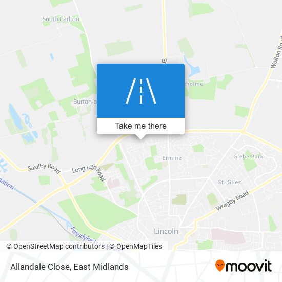Allandale Close map