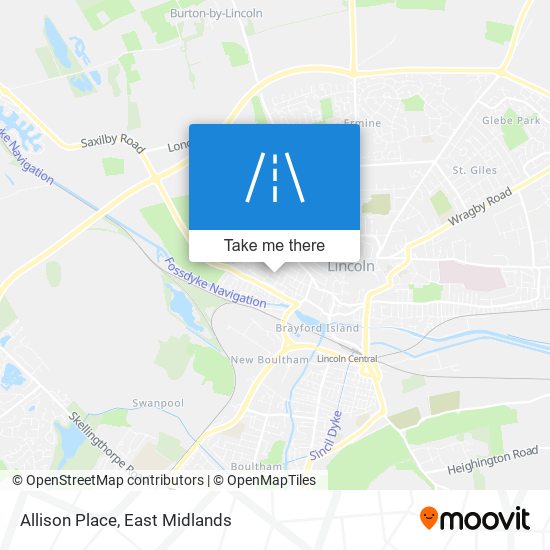 Allison Place map
