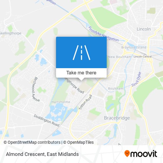 Almond Crescent map