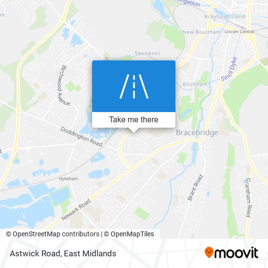 Astwick Road map