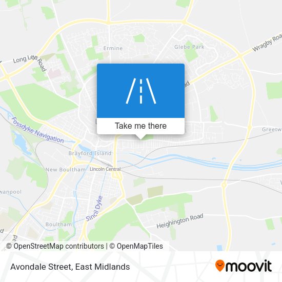 Avondale Street map