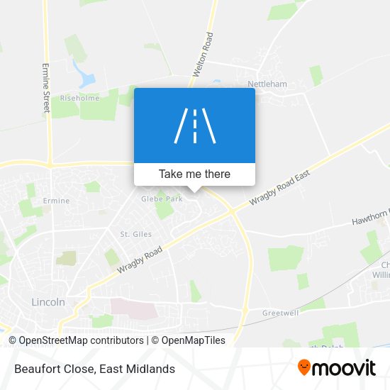 Beaufort Close map