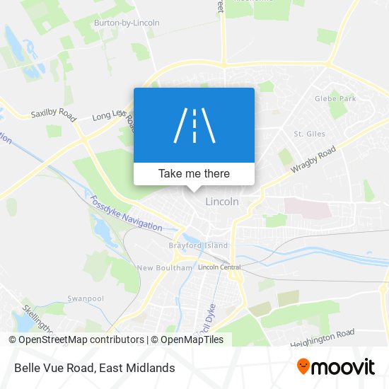 Belle Vue Road map