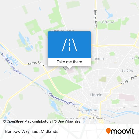 Benbow Way map