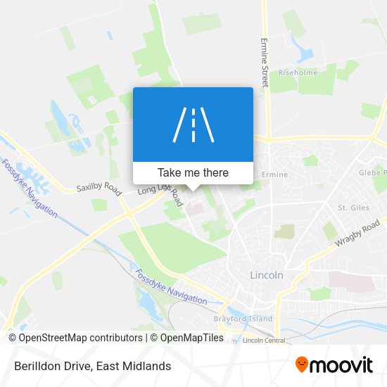 Berilldon Drive map